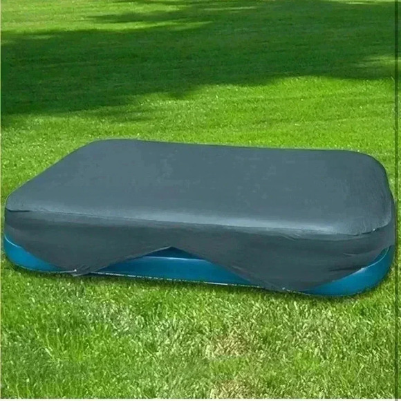 NEW Rectangular Pool Cover Fits 103 in x 69 in or 120 in x 72 in with rope ties - Picture 1 of 3